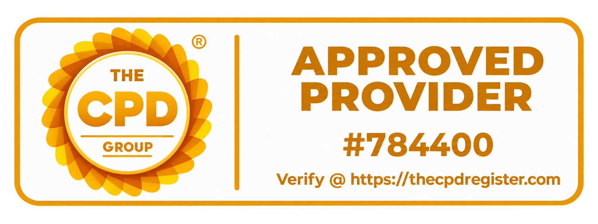 The CPD Group Approved Provider #784400